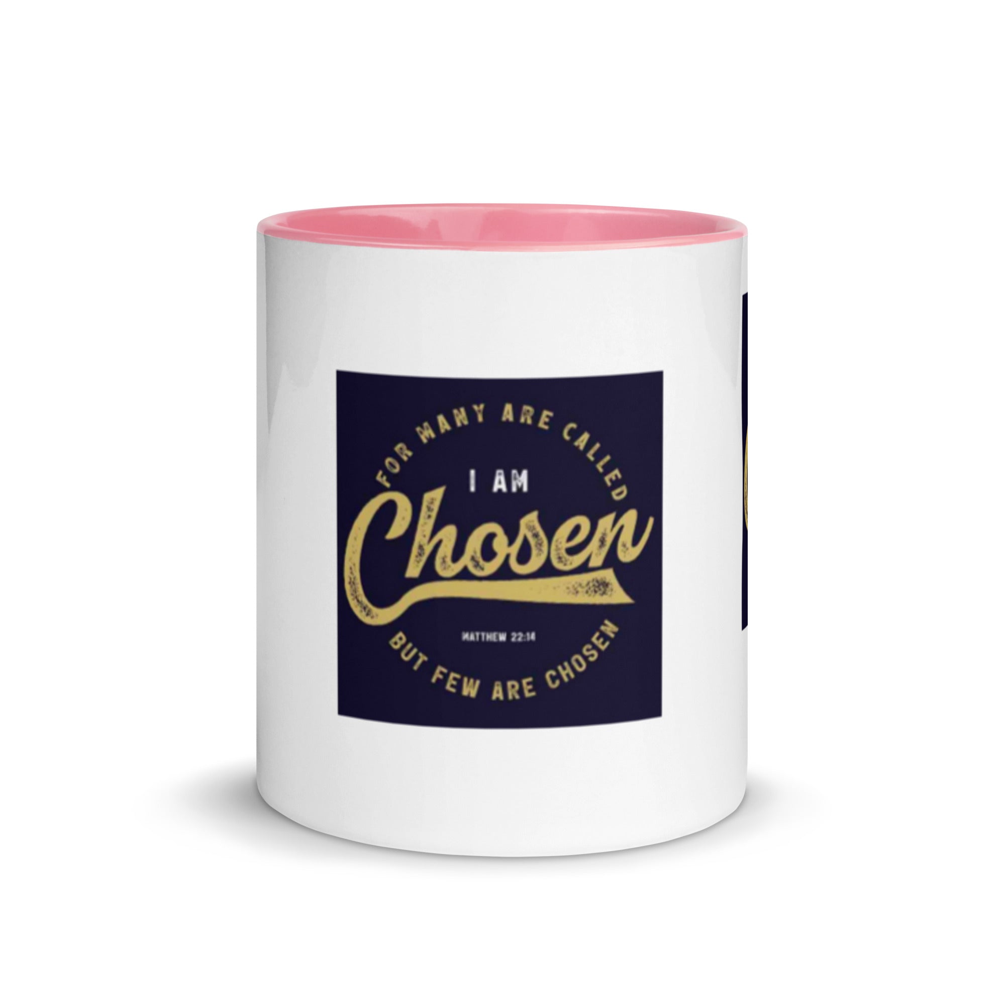 Custom Religious Coffee Mug with Color yellow gold Inside