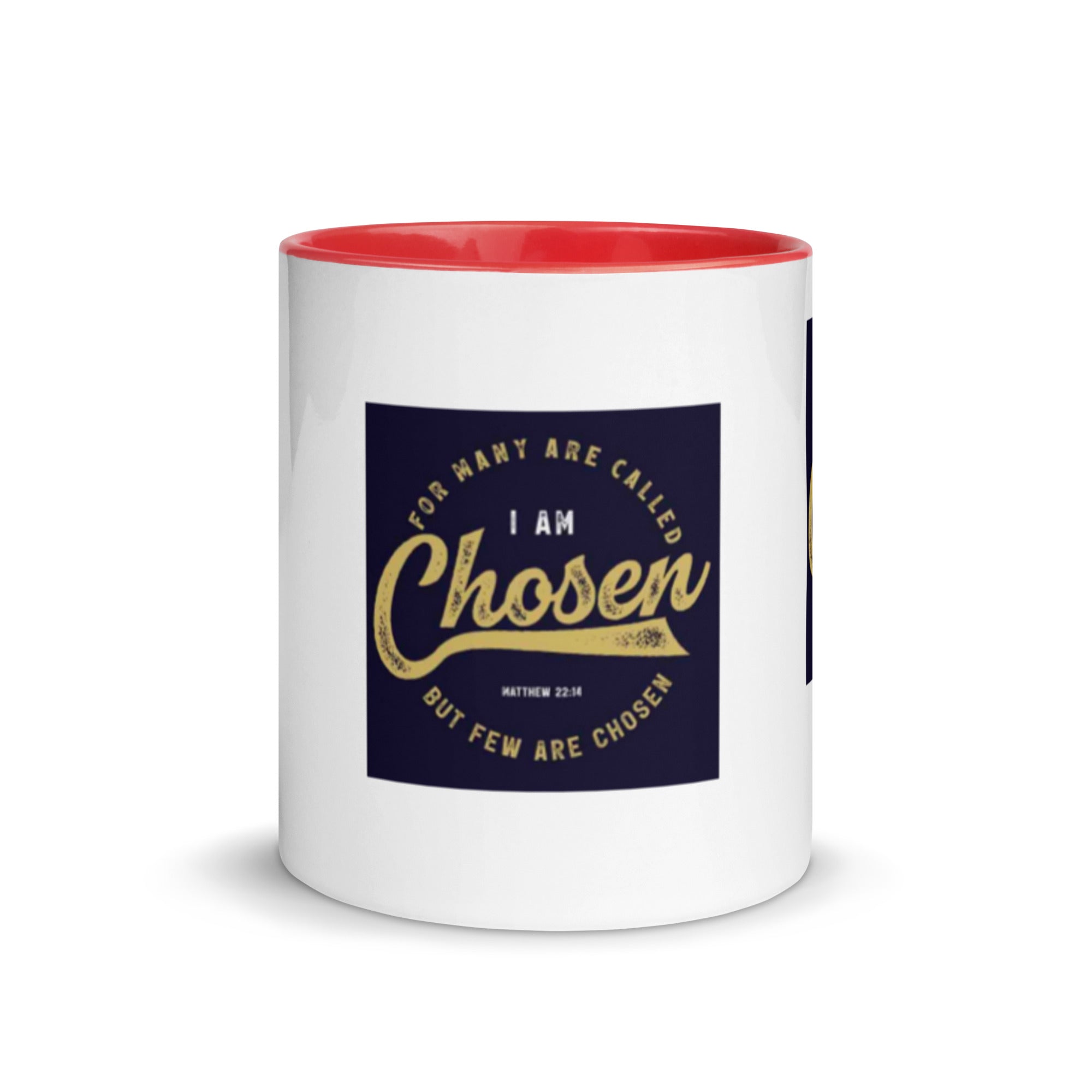 Custom Religious Coffee Mug with Color yellow gold Inside