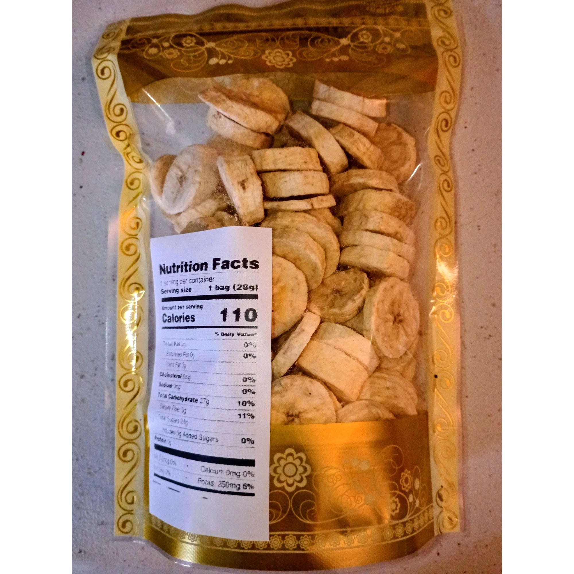 Cosmic Candy Emergency Ration freeze dried banana's 4 oz bag