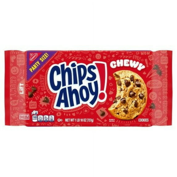 2 Pack - Chips Ahoy! Original Chewy Cookies Party Size 26 oz Package May Vary