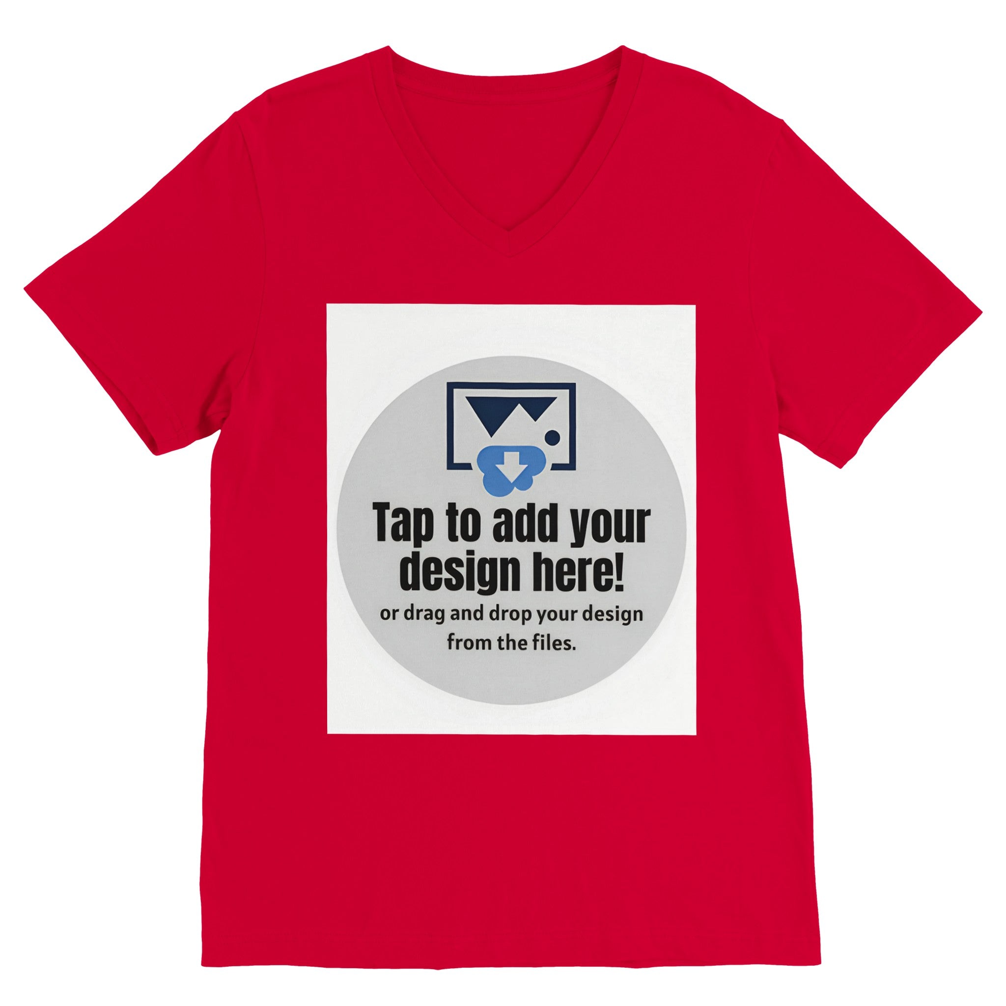 Premium Unisex V-Neck T-shirt