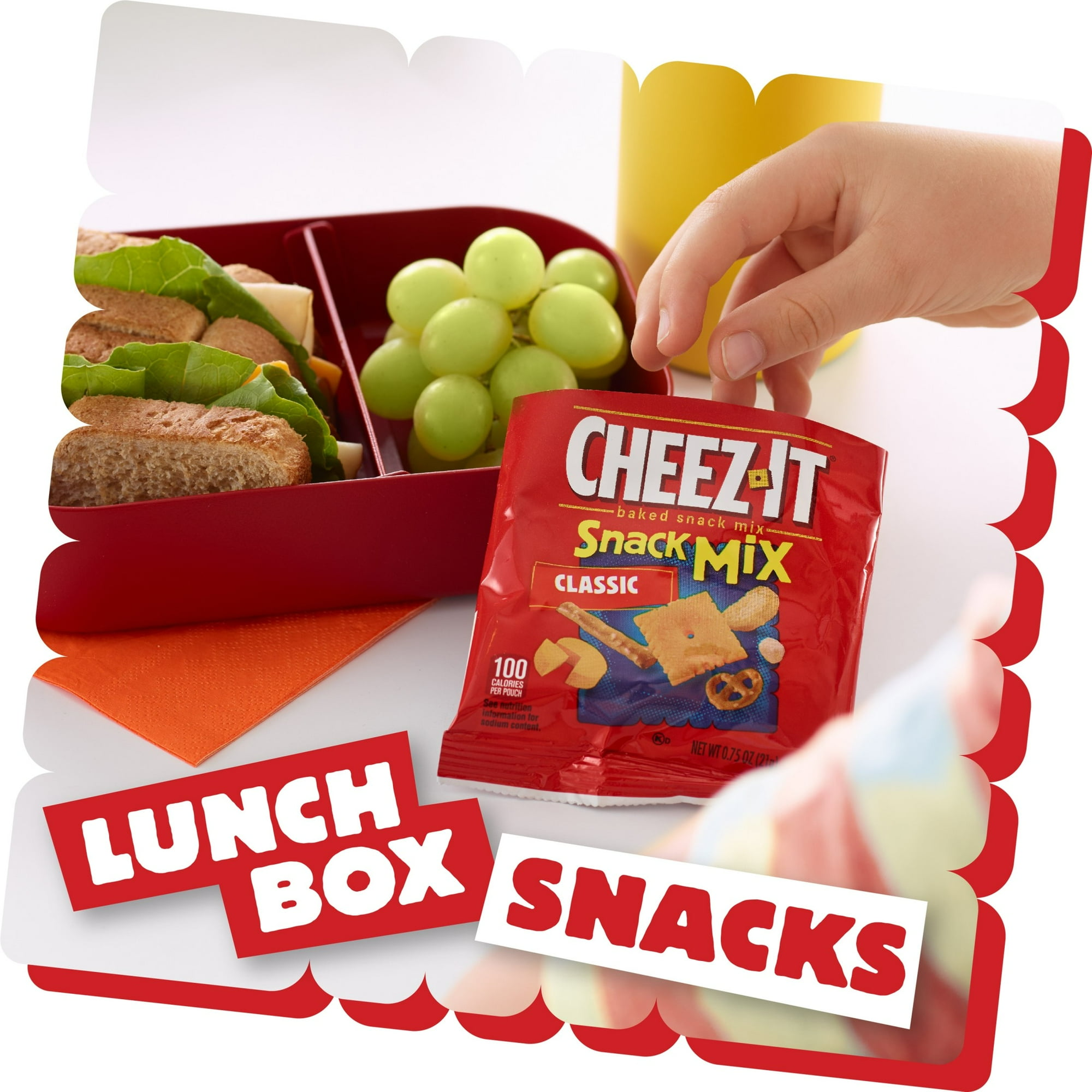 Cheez-It Classic Snack Mix, Lunch Snacks, 12 Count