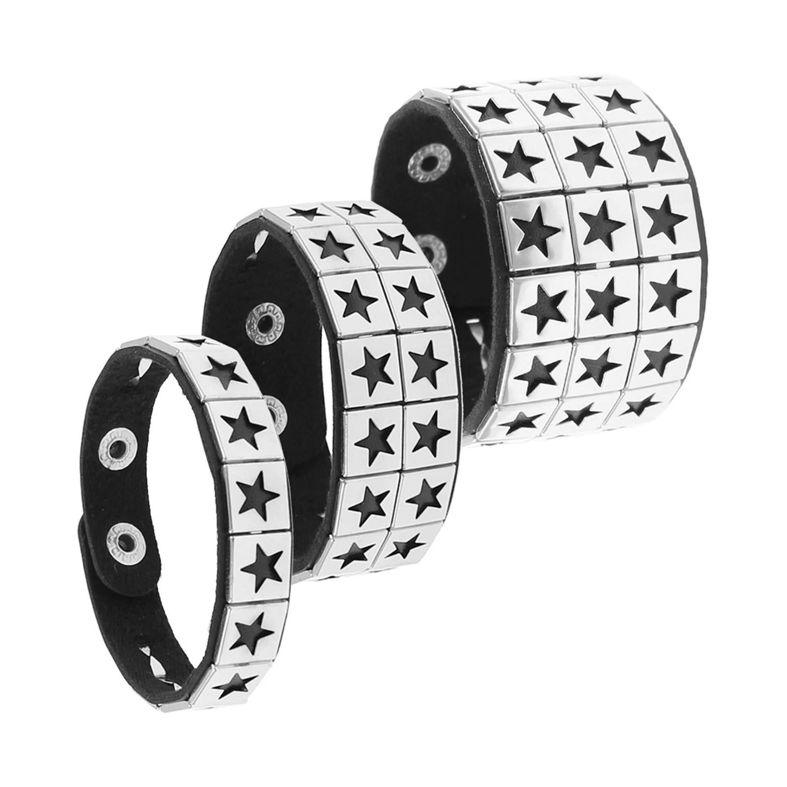 Rock Style Studded Cuff Bracelets - Jeglowstore