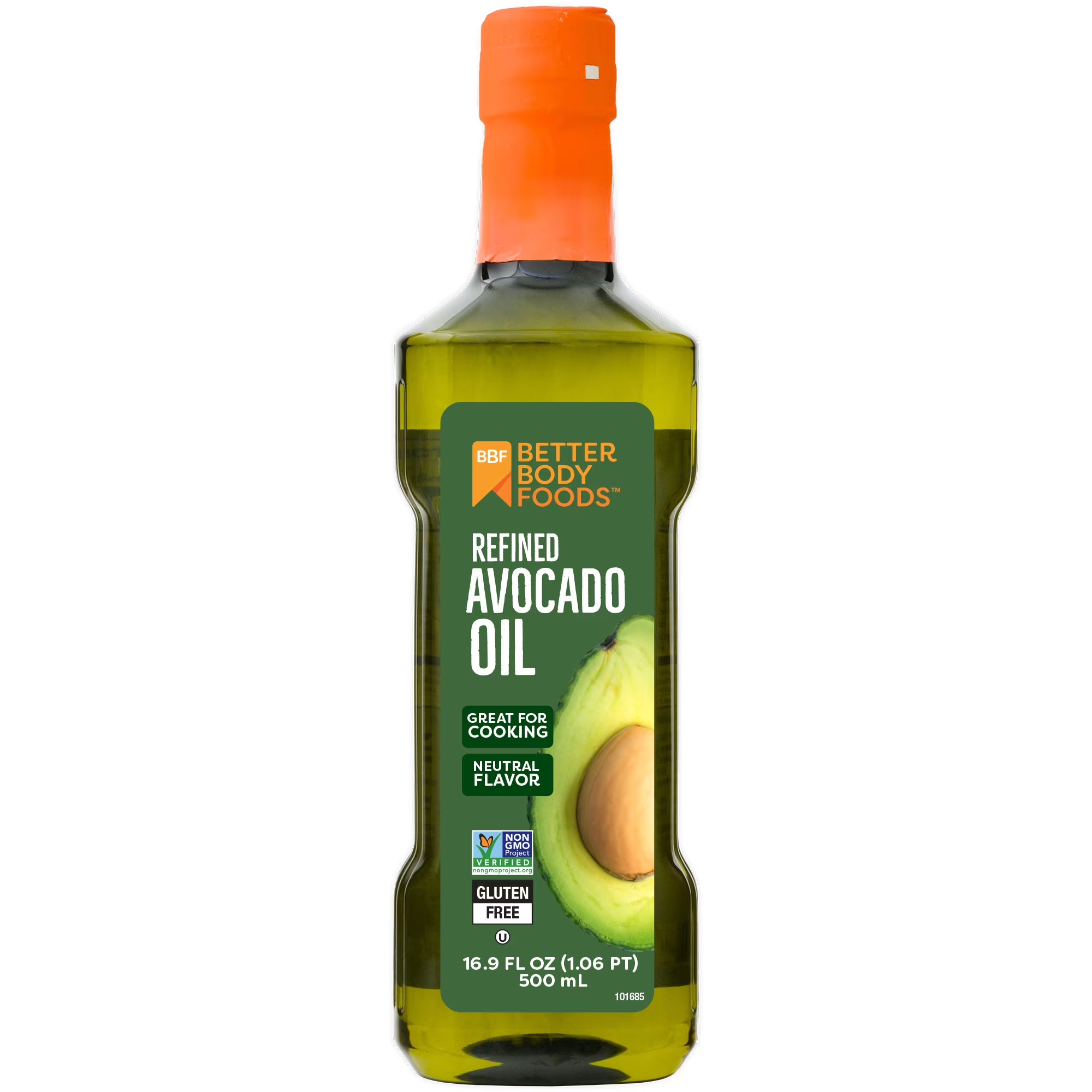 BetterBody Foods Refined Avocado Oil, 16.9 fl oz.