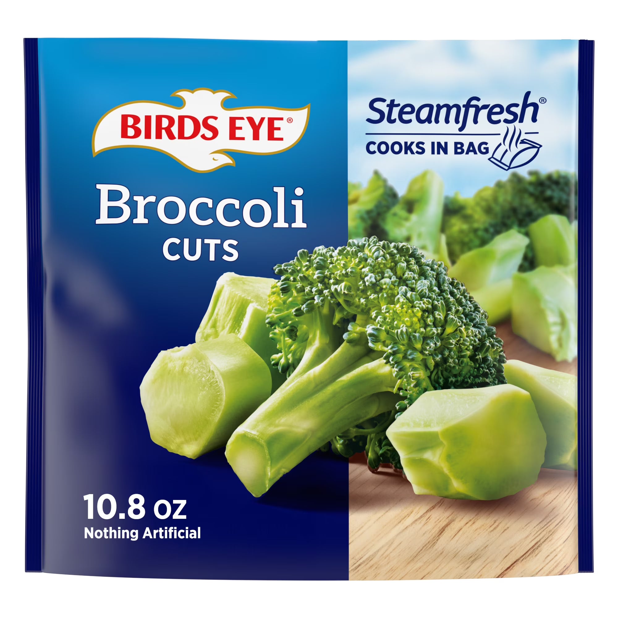 Birds Eye Steamfresh Broccoli Cuts, Frozen Vegetables, 10.8 oz. Bag