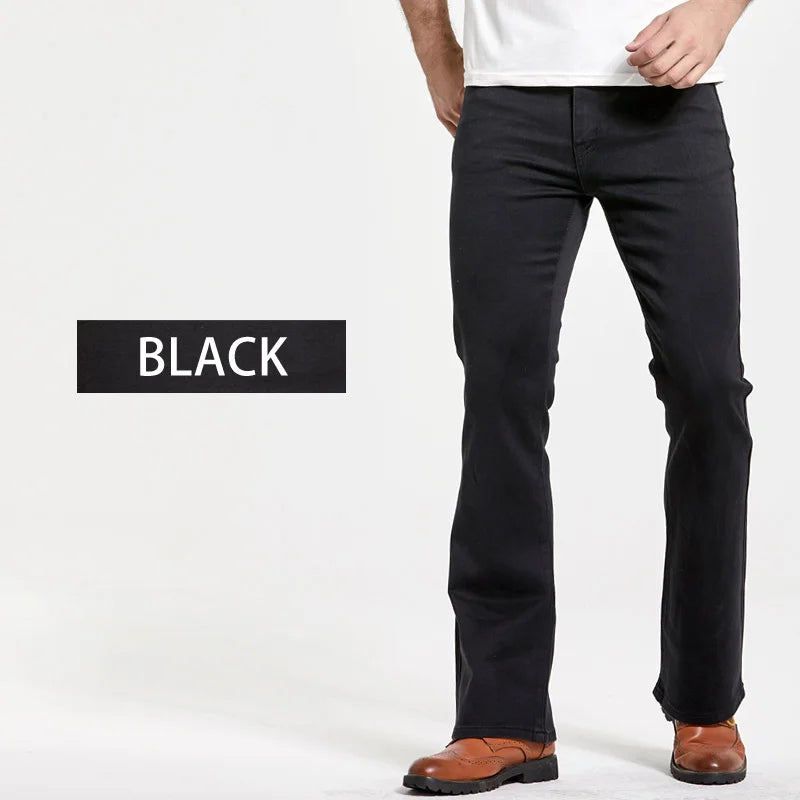 Men’s Classic Bootcut Jeans - Jeglowstore