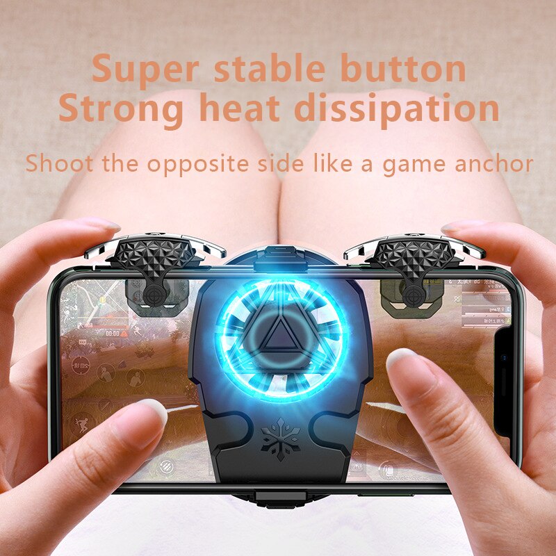 UTHAI Eating Chicken Artifact Mobile Phone Radiator Plug-in Combination Kit Combo, Air-Cooled Auxiliary Device With Dot Device