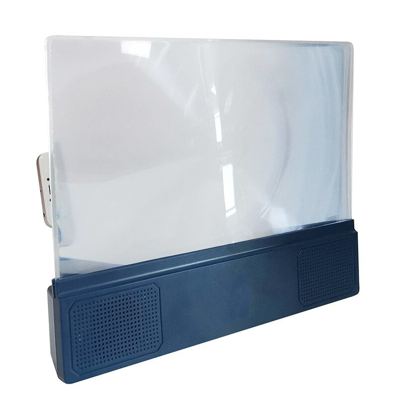 F5 12 Inch Anti-Blues Light Ultra Mobile Phone Screen Amplifier Magnifier Holder With 3.5Audio Music Play For Smart Phone