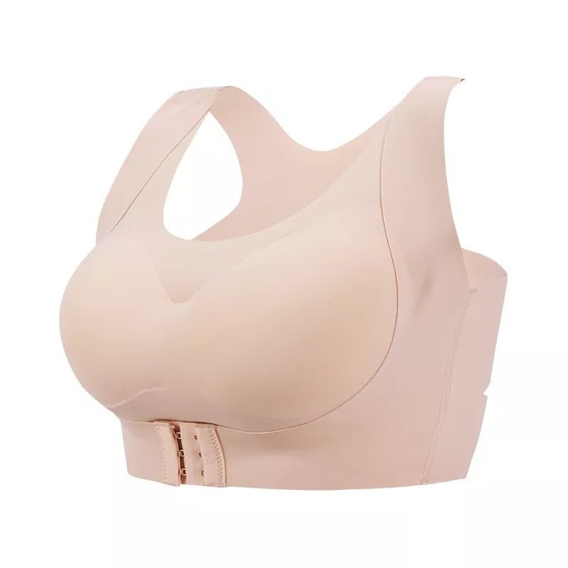 Women Sports Bras For Women Push Up Bra Posture Corrector Bralette Front Closure Female Underwear Cross Back Tops Top Women Bra
