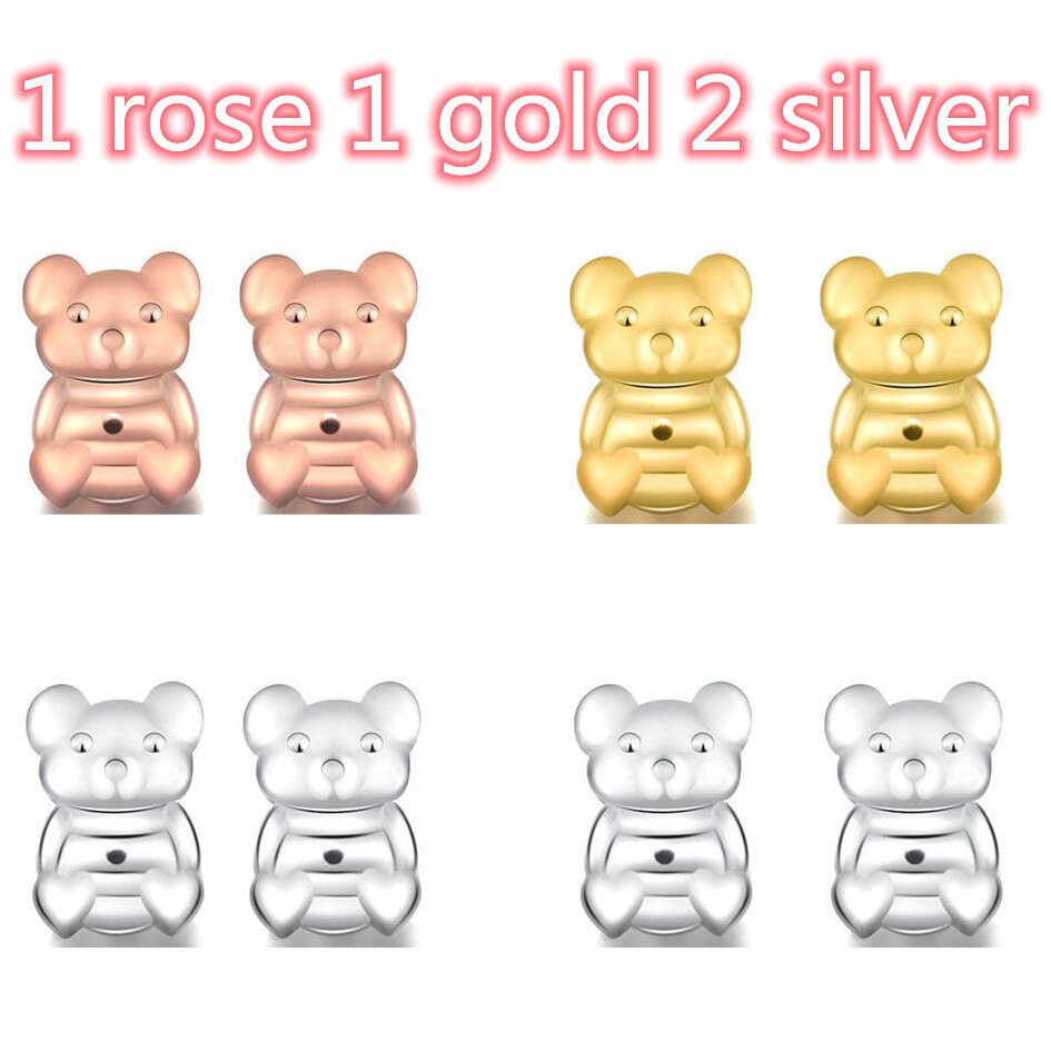 Love Heart Stud Back  Lifters Adjustable Earring Lifts Ear Lobe Ster For Ornaments And Accesso Ries M2082