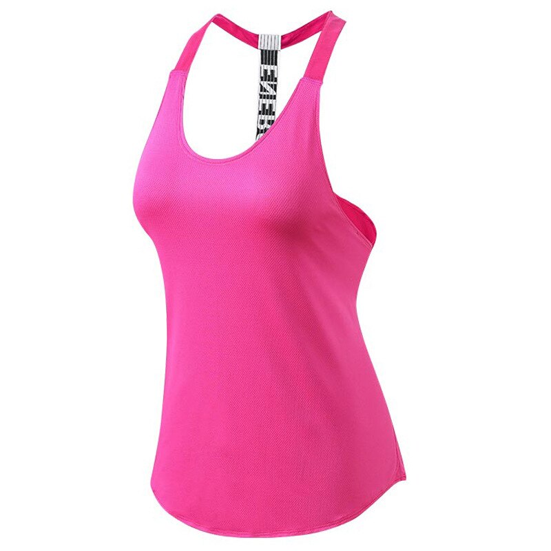 2023 Gym Tops Women's Sports Top Letter Backless Shirts Sleeveless Yoga Tops Fitness Running Quick Dry Tank Crop Top