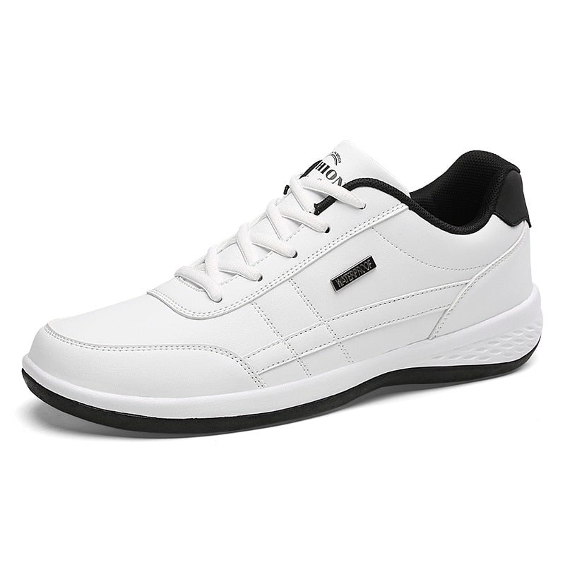 Leather Casual Italian Breathable Leisure Male Sneakers
