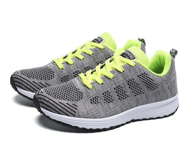 Breathable Walking Mesh Flat Sneakers Women