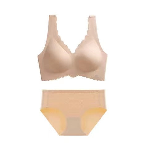 Women&#39;s Seamless Sexy Bra Fashion Push-Up Bra Without Steel Ring Underwear Push-Up Bra With Padded Top Black Underwear