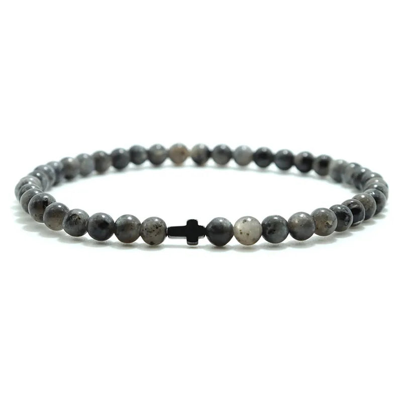 Tiger Eye Stone Cross Bracelet - Jeglowstore