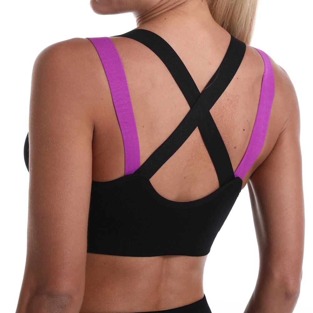 Sports Bra for Women Gym Seamless High Impact Sports Bra Yoga Fitness Top Female Underwear Push-up bra Sportswear bralette