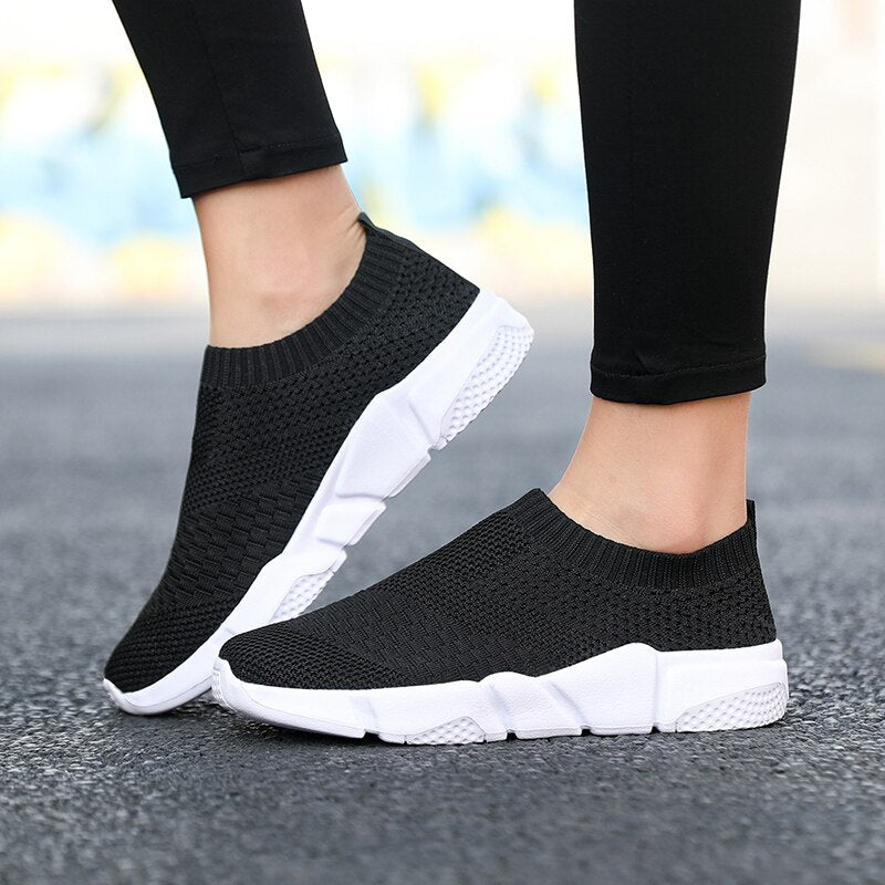 Women Shoes Knitting Sock Sneakers