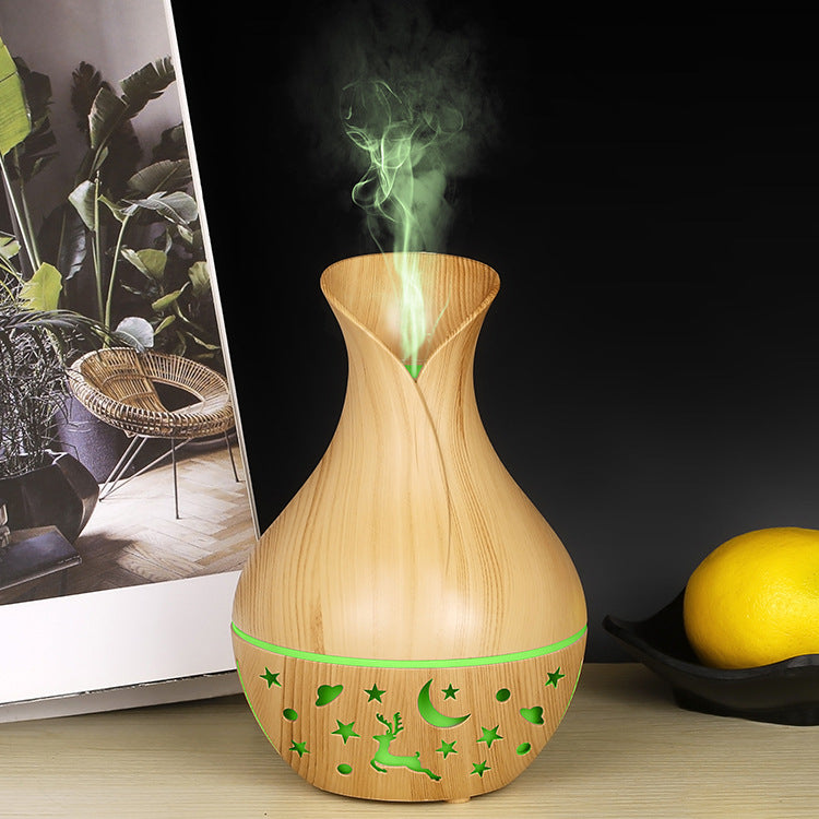 200ml Small Vase Aroma Diffuser USB Car-Mounted Air Conditioning Humidifier Humidifier