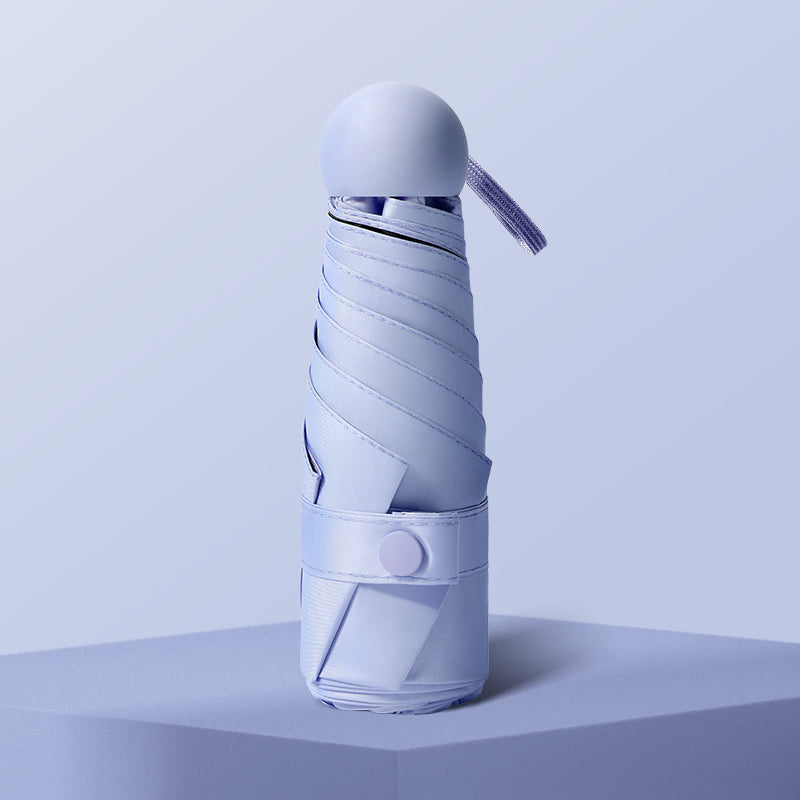 Five-Fold Umbrella Sunny and Rainy Dual-Use Women's Sun Umbrella UV-Proof Five-Fold Eight-Bone Capsule Umbrella Foldable Mini Sunshade Umbrella