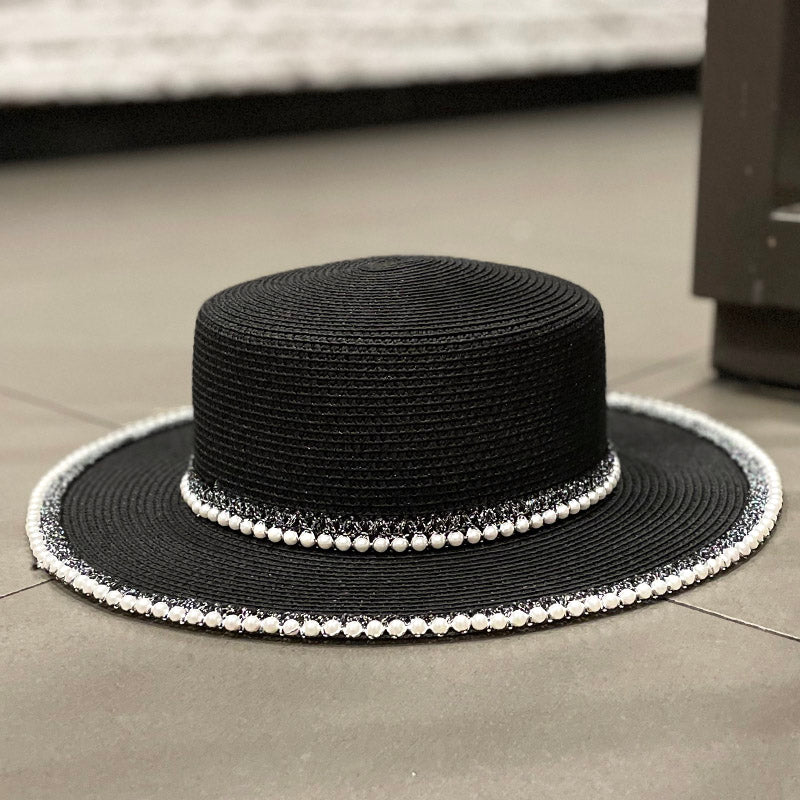 Pearl Ins Women's Spring and Summer Beach Sun Protection Sun Hat