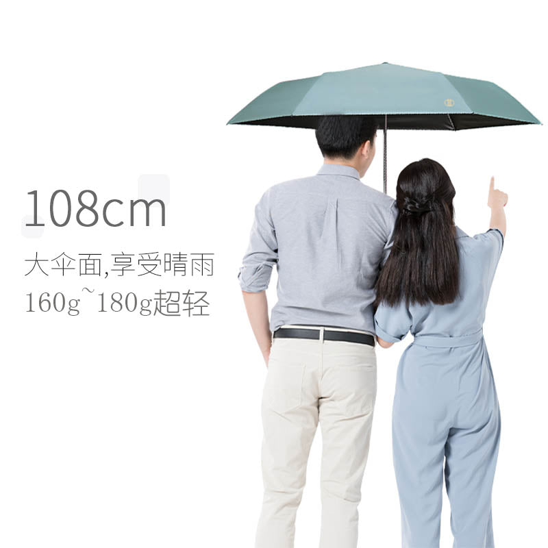 Parasol G Mini Ultra-Light Pocket Five-Fold Sun Umbrella Women's Small Portable UV-Proof Sunshade UPF50