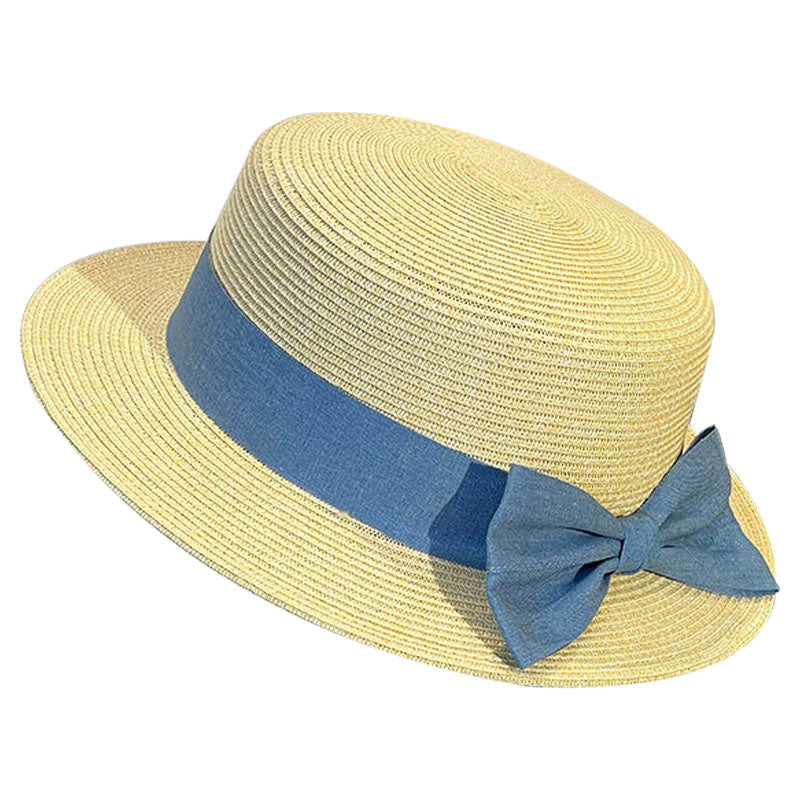 Japanese Style Straw Hat Women's 2023 New Summer French Style Sun-Blocking Straw Hat All-Match Face-Flattering Small Sun Hat