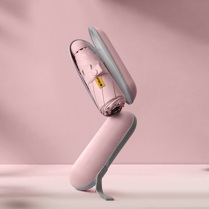 Five-Fold Umbrella Sunny and Rainy Dual-Use Women's Sun Umbrella UV-Proof Five-Fold Eight-Bone Capsule Umbrella Foldable Mini Sunshade Umbrella