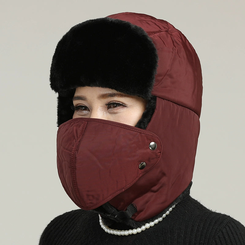 Middle-Aged and Elderly Men Winter Dad Fleece Thickened Ushanka