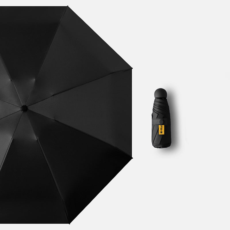 Five-Fold Umbrella Sunny and Rainy Dual-Use Women's Sun Umbrella UV-Proof Five-Fold Eight-Bone Capsule Umbrella Foldable Mini Sunshade Umbrella