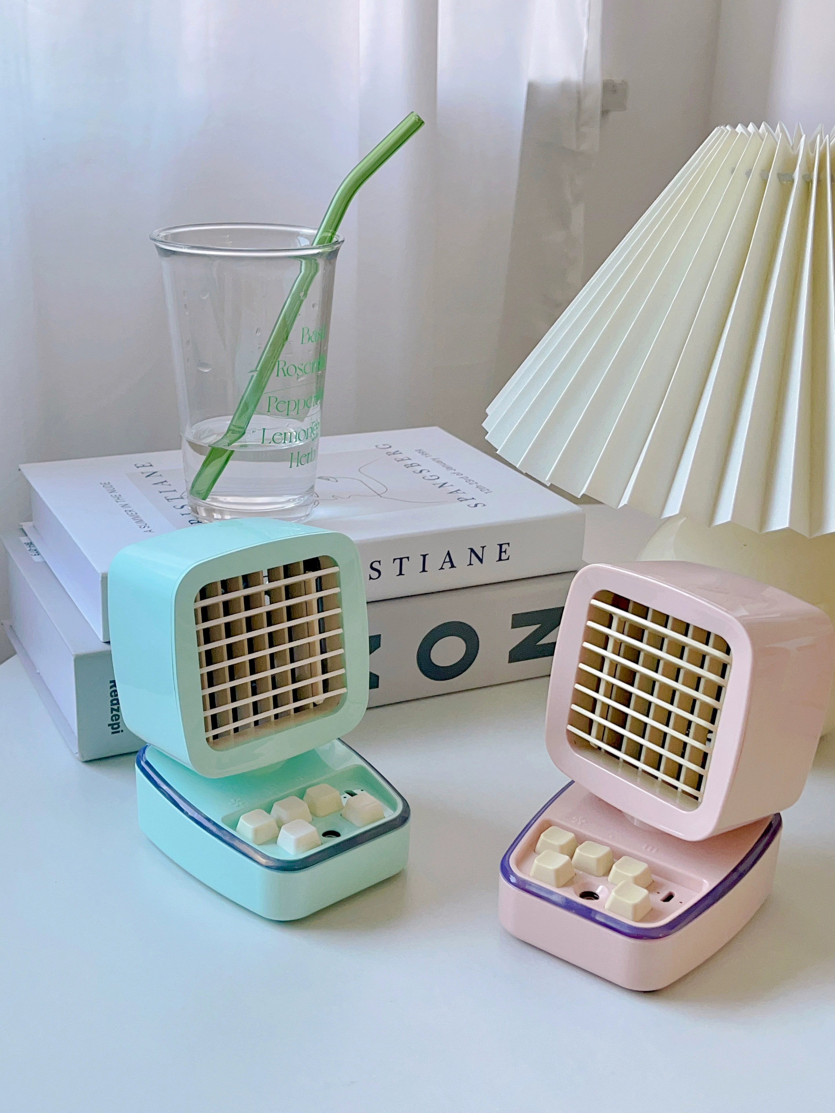 [Immaterial] Retro Game Machine Thermantidote Multi-Color Optional Student Cute Desktop Hydrating Humidifying Fan