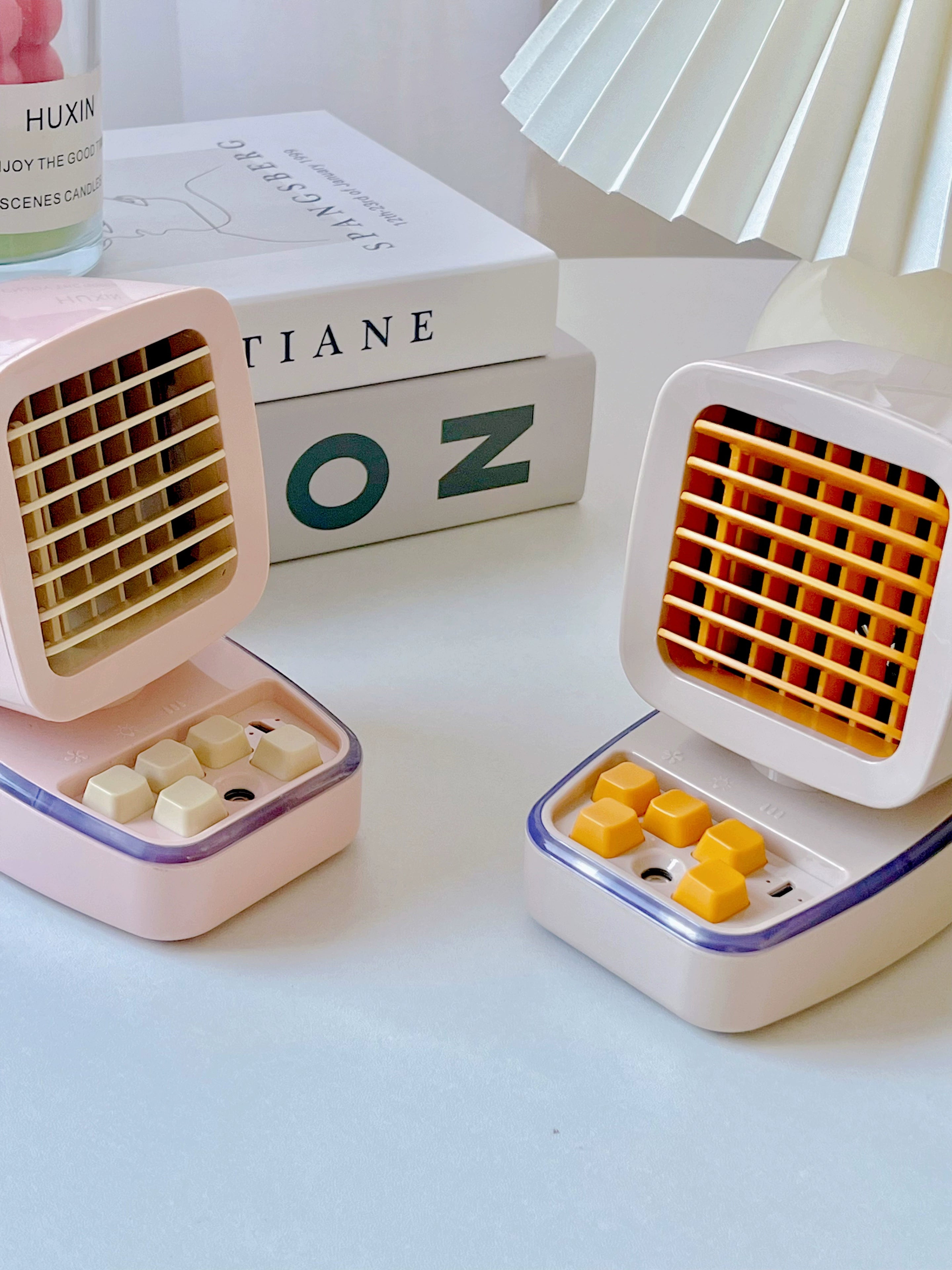 [Immaterial] Retro Game Machine Thermantidote Multi-Color Optional Student Cute Desktop Hydrating Humidifying Fan