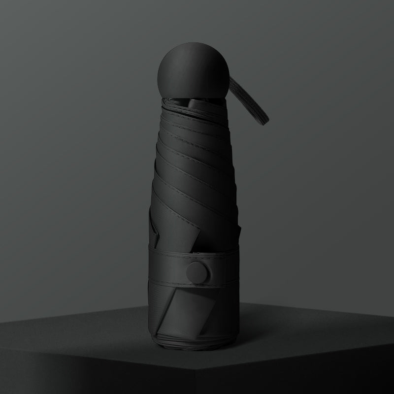 Five-Fold Umbrella Sunny and Rainy Dual-Use Women's Sun Umbrella UV-Proof Five-Fold Eight-Bone Capsule Umbrella Foldable Mini Sunshade Umbrella