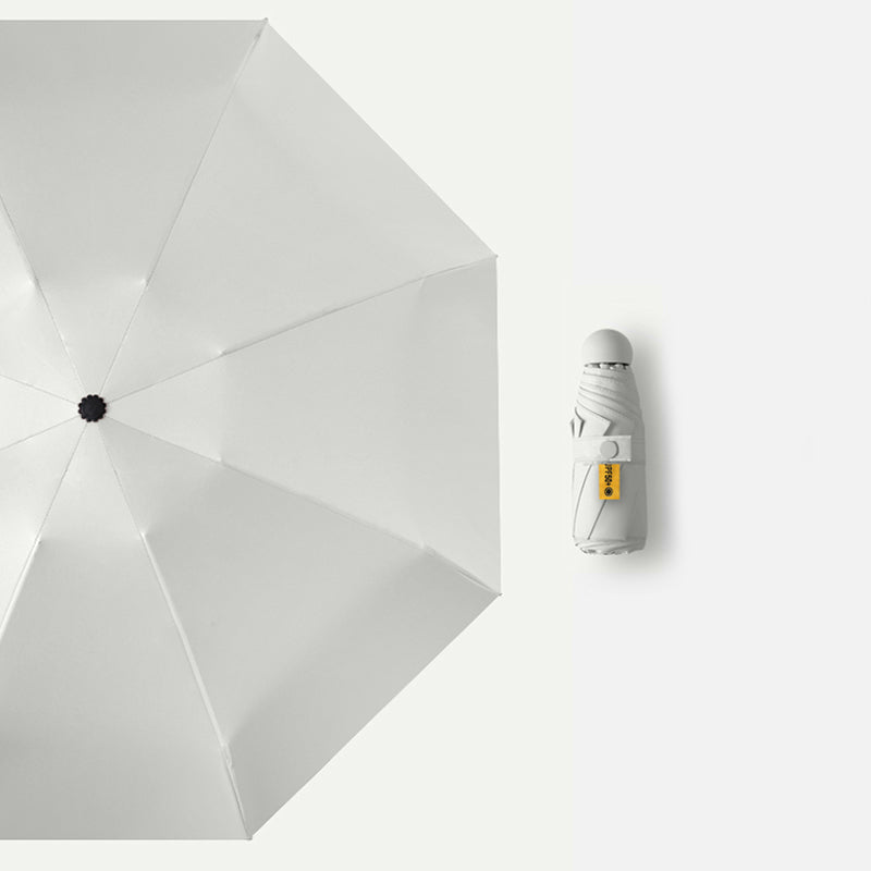 Five-Fold Umbrella Sunny and Rainy Dual-Use Women's Sun Umbrella UV-Proof Five-Fold Eight-Bone Capsule Umbrella Foldable Mini Sunshade Umbrella