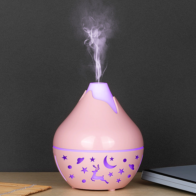 200ml Small Vase Aroma Diffuser USB Car-Mounted Air Conditioning Humidifier Humidifier
