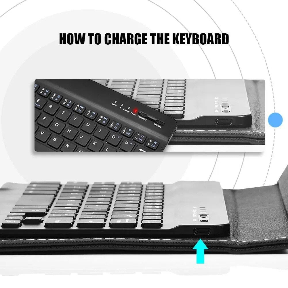 Mobile phone bluetooth keyboard holster for iPhone protective case flip cover office wireless keyboard holster two-in-one