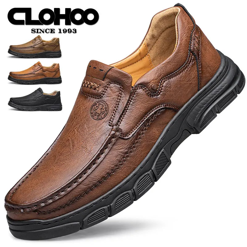 Men’s Handmade Comfort Loafers - Jeglowstore
