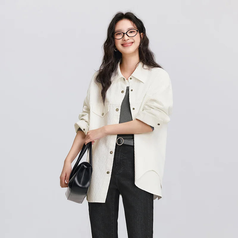 Women’s Casual Chic Oversize Shirt - Jeglowstore