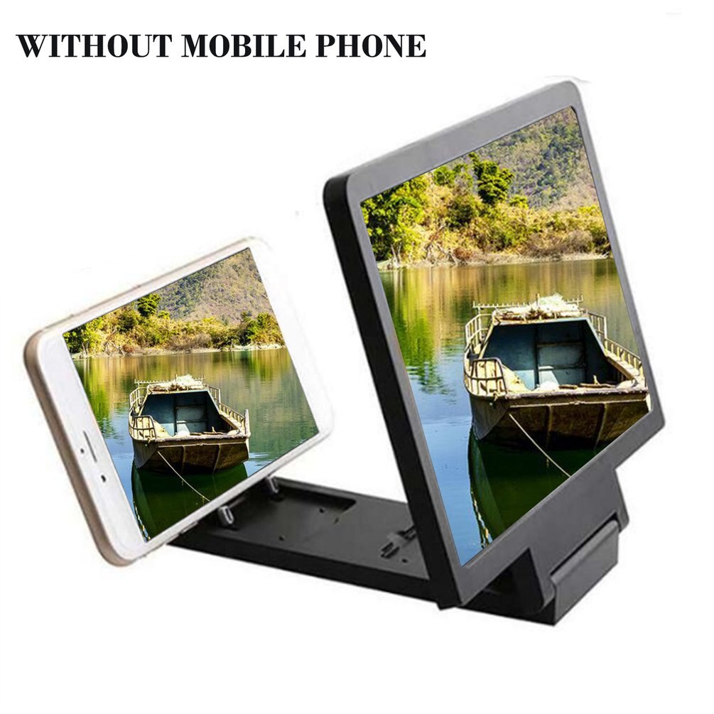 3D Mobile Phone Screen Magnifying Glass HD Video Amplifier Mobile Phone Holder Anti-Radiation Vision Loss Foldable Phone Holder