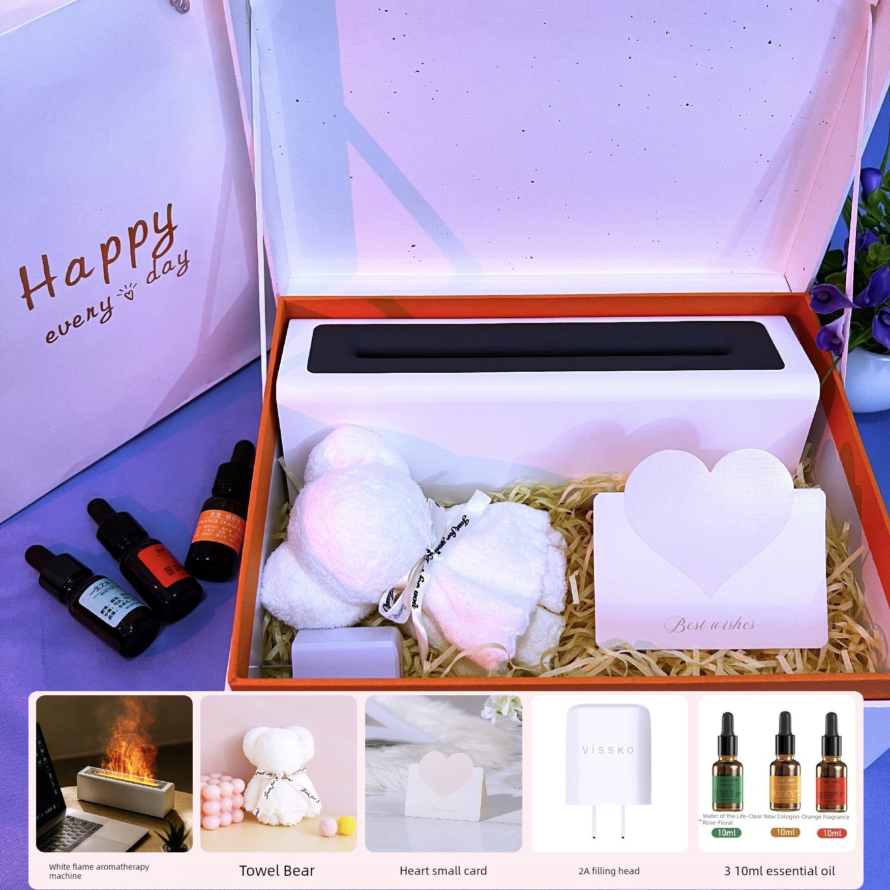 Aroma Diffuser Home Living Room Desktop Humidifier USB Aromatherapy Oil Air Conditioning Room Air Atomizing Dormitory Students