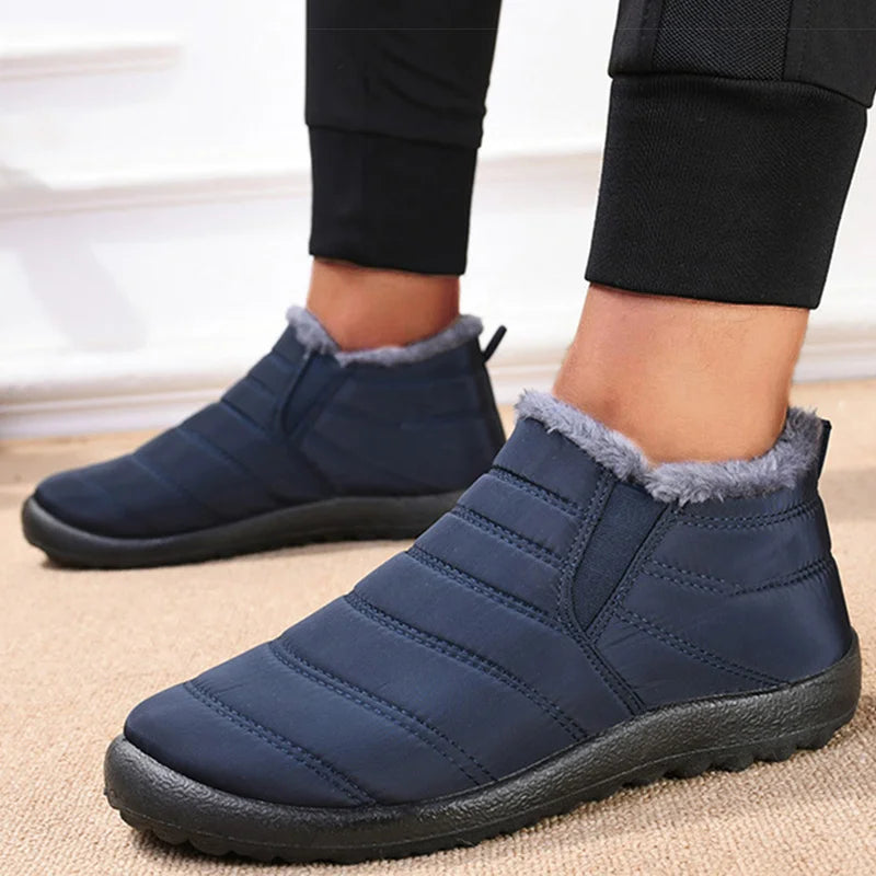 Men’s Slip-On Warm Snow Boots - Jeglowstore