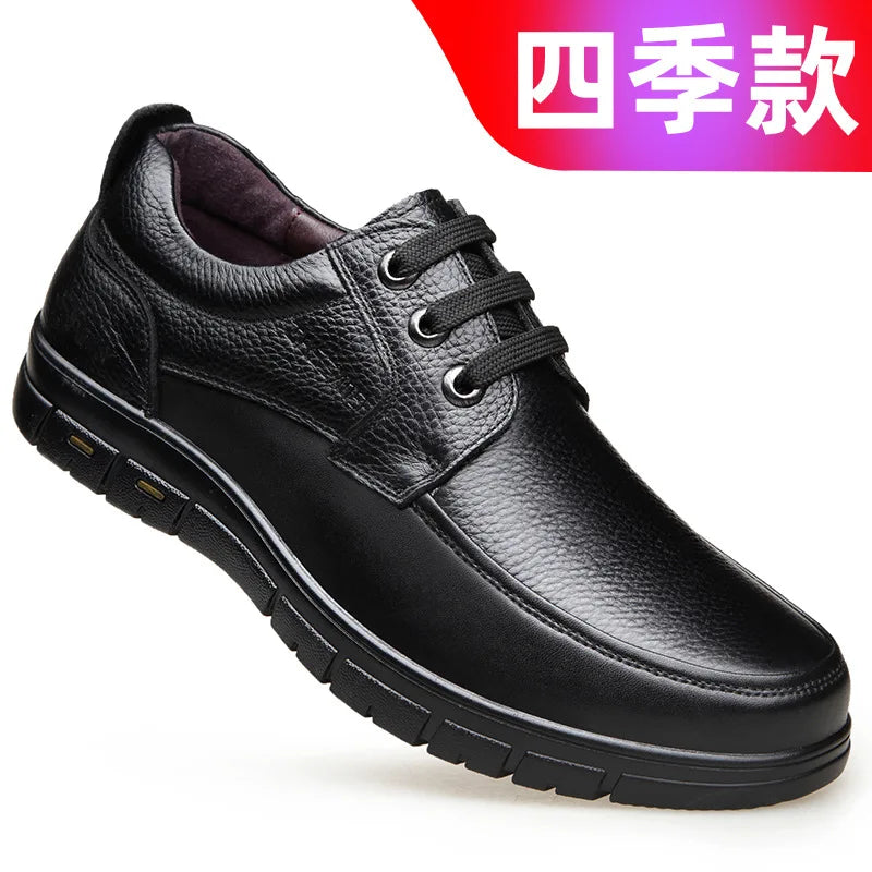 Men’s Genuine Leather Lightweight Casual Loafers - Jeglowstore