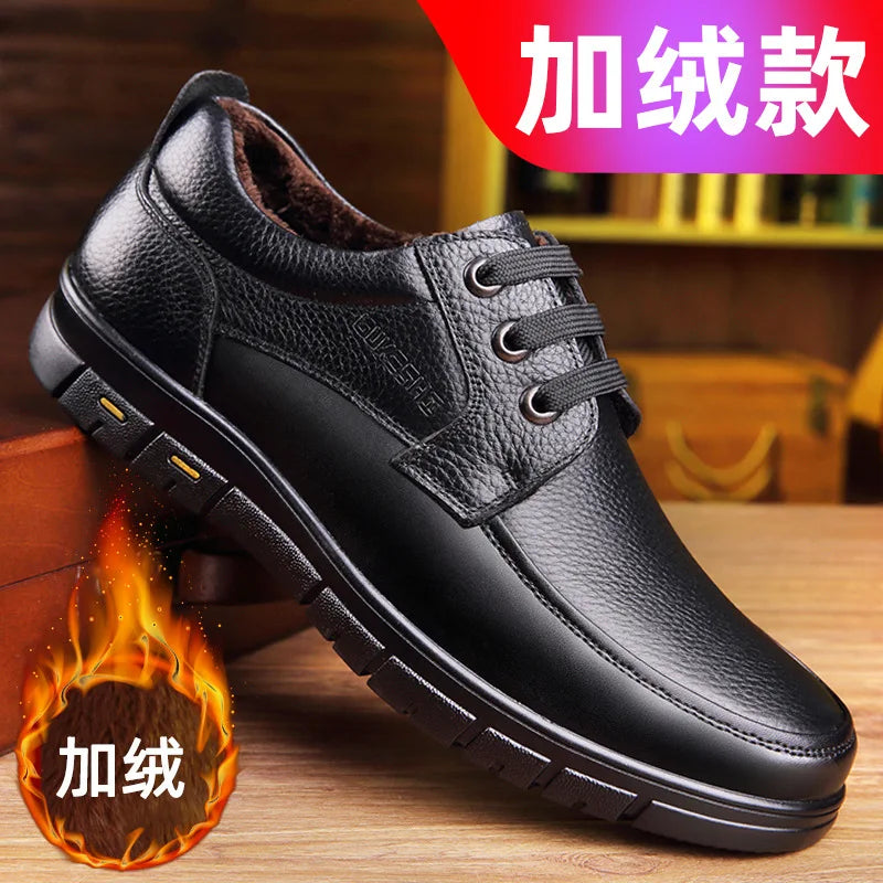 Men’s Genuine Leather Lightweight Casual Loafers - Jeglowstore