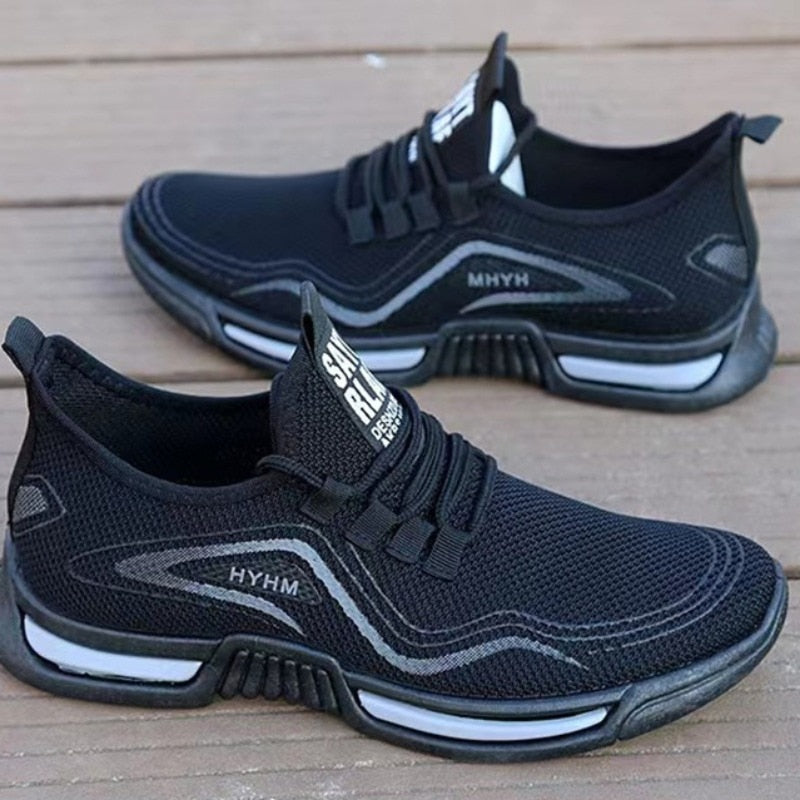 Summer Soft Bottom Casual Shoes 2023 New Men's Shoes Hundred Trendy Breathable Mesh Sports Running Shoes Men's Shoes Mens Tennis