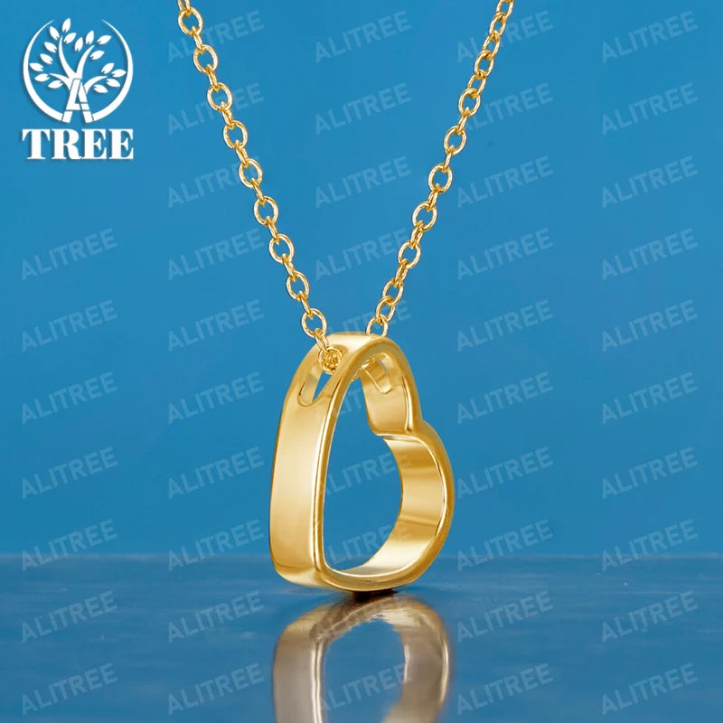 Gold Heart Charm Necklace - Jeglowstore