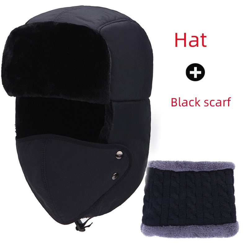 Middle-Aged and Elderly Men Winter Dad Fleece Thickened Ushanka