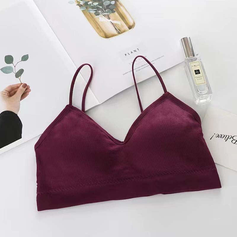 Top Women's tube top Sports bras for women gym Fast Dry Elastic Padded Gym Running bra Fitness Yoga Sport breathable Tops