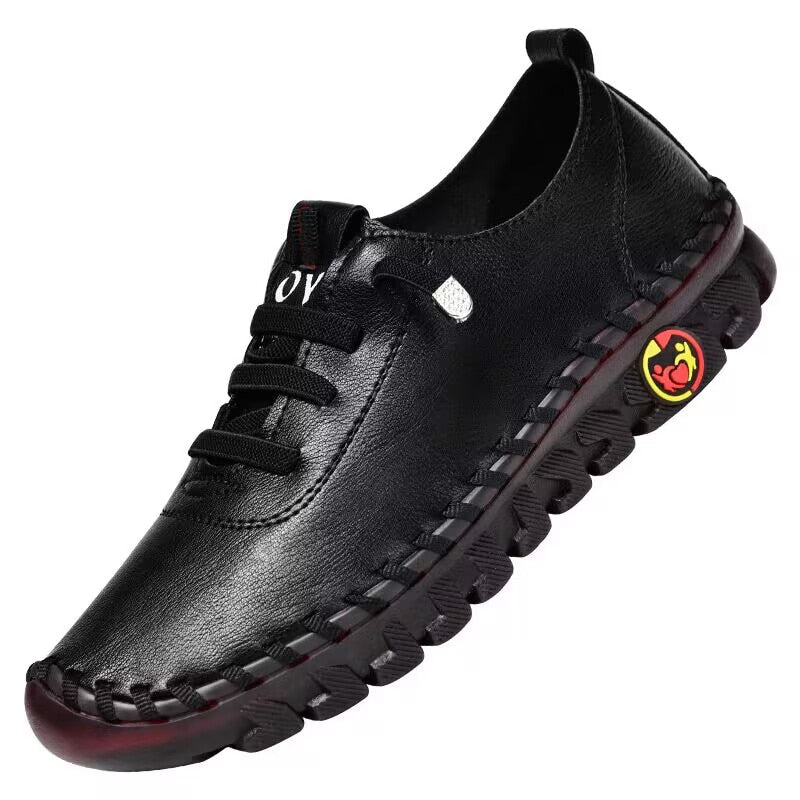 Sneakers Women Shoes Platform Loafers Lace Up Leather Flat Slip-On New Spring Casual Mom Shoe Mujer Zapatos Chaussure Femme