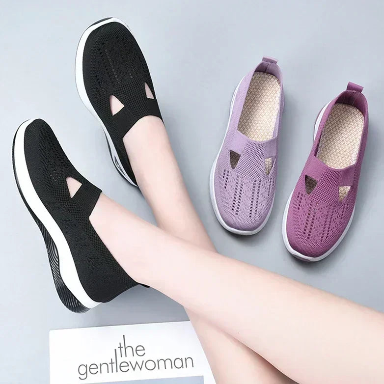 Women Mesh Slip-On Sneakers