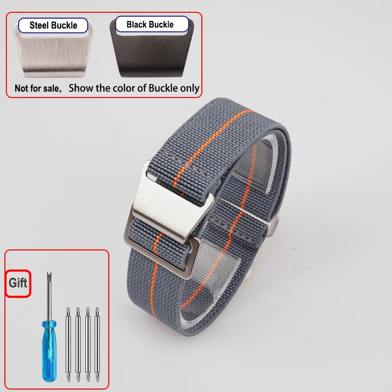 French Parachute Nylon Watch Strap - Jeglowstore