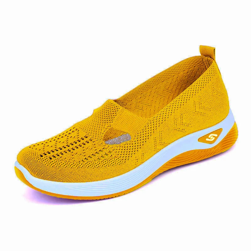 Women’s Mesh Slip-On Platform Casual Sneakers - Jeglowstore
